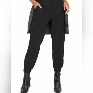 Almost Famous Crave Fame Juniors High-Rise Belted Cargo Pants